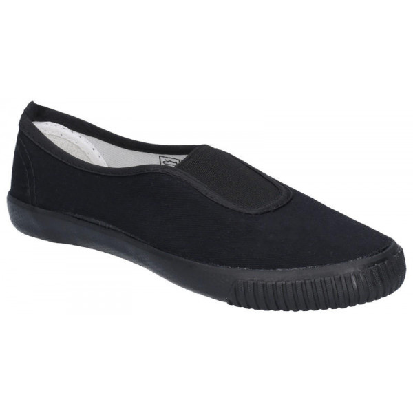 Black slip on gym hot sale shoes